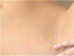 Faye Reagan gets her outstanding titties nibbled